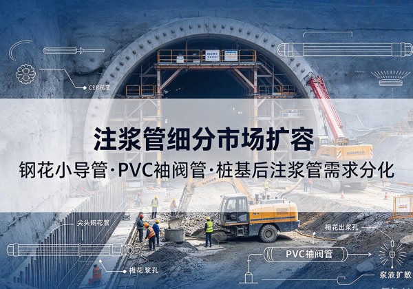 朔州注浆管细分市场扩容，隧道钢花小导管、PVC 袖阀管、桩基后注浆管需求分化